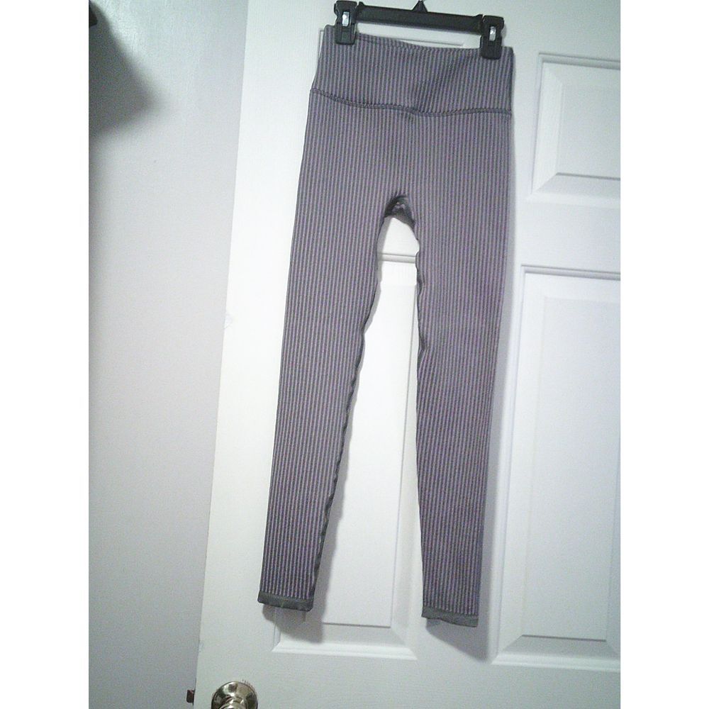 Fabletics High-Waisted Ribbed Athletic Leggings - Workout Yoga Pants